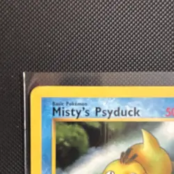 Misty's Psyduck (Uncommon) 54/132 Gym Heroes 2000 Basic 50HP Pokemon TCG Card - Image 2