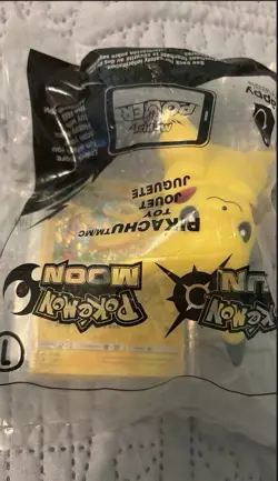 Pikachu 5/12 Holo Sealed McDonald's 20th Anniversary 2016 Pokemon Card & Toy - Image 1