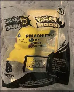 Pikachu 5/12 Holo Sealed McDonald's 20th Anniversary 2016 Pokemon Card & Toy - Image 5