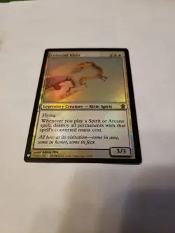 MTG FOIL Celestial Kirin – Mystery Booster Magic Card # SOK_003 - Image 1