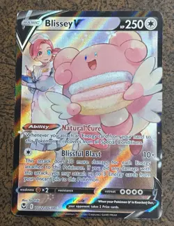 Blissey V TG22/TG30 Silver Tempest Trainer Gallery Ultra Rare Holo Pokemon Card. - Image 1