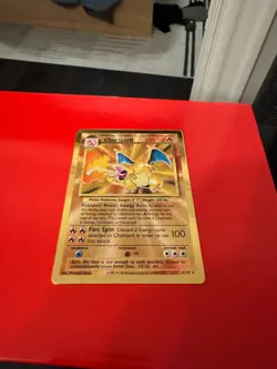 25th Anniversary Celebrations Charizard Metal Holo Pokemon Card 004/102 - Image 1