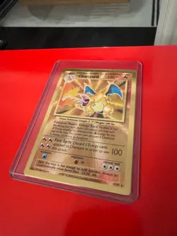 25th Anniversary Celebrations Charizard Metal Holo Pokemon Card 004/102 - Image 2