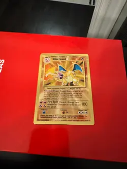 25th Anniversary Celebrations Charizard Metal Holo Pokemon Card 004/102 - Image 4