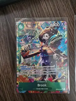 One Piece Card Game | Brook OP15-032 SR ALT ART IN-HAND | OP15 | English | NM/M - Image 2