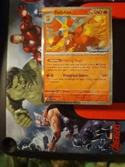 *NEW* Chaos Rising Pre Release Stamp Promo Delphox. Sealed 40 Card Deck. - Image 1