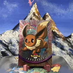 Eevee - #133 Pokemon 1995 Topps - Foil MP - Image 1