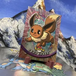 Eevee - #133 Pokemon 1995 Topps - Foil MP - Image 2