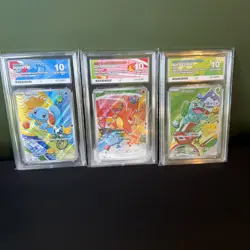 Pokemon TCG First Partner Illustration Series 1 Kanto Starters ACE 10 Sequential - Image 1