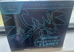 **NEW** Pokemon TCG Phantasmal Flames ETB Factory Sealed - Image 1