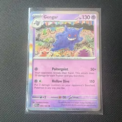 Pokemon TCG Gengar Rare Holo SV: Scarlet & Violet 151 094/165 NM - Image 1
