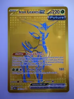 Pokemon Iron Leaves ex Hyper Rare Prismatic Evolutions 176/131 - Image 1