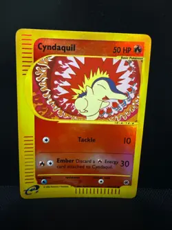 Cyndaquil - 105/165 - Common - Expedition - Pokemon Card - Reverse Holo - MP - Image 1
