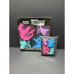 Pokemon TCG Sword & Shield Evolving Skies Player's Guide From ETB W Card Sleeves - Image 1
