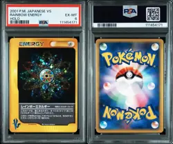 Pokemon Cards VS Series Rainbow Energy PSA6 Collectible Card - Image 3
