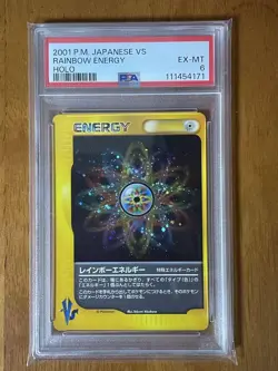 Pokemon Cards VS Series Rainbow Energy PSA6 Collectible Card - Image 4