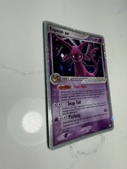 Espeon EX (W/ Swirl!) Pokemon 2005 Unseen Forces 102/115 Holo - Image 2