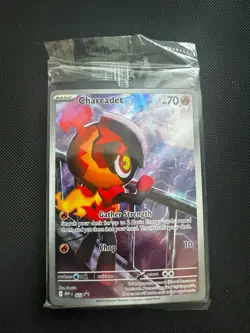 Pokemon TCG Phantasmal Flames Charcadet Black Star Promo 022 Sealed - Image 1