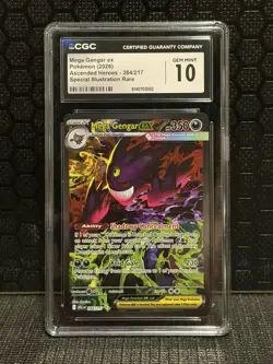 Pokemon Mega Gengar EX SIR 284 Ascended Heroes Special Illustration Rare CGC 10 - Image 1