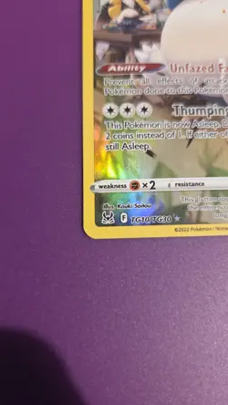 Pokemon TCG Snorlax Lost Origin Trainer Gallery TG10/TG30 - Image 2