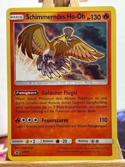 Schimmerndes Ho-Oh SM70 Black Star Promo Deutsch NM Pokemon - Image 1