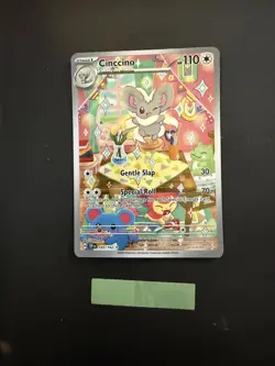 Cinccino 183/162 SV05: Temporal Forces Holofoil Illustration Rare Pokemon TCG - Image 4
