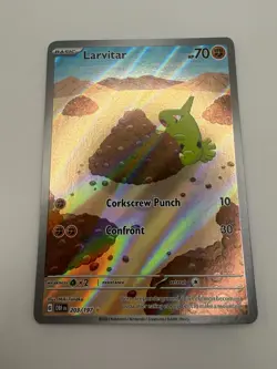Pokemon - Larvitar - 203/197 - SV03: Obsidian Flames (OBF) - NM - Image 1
