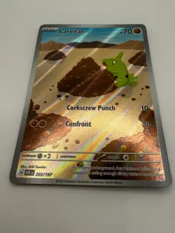 Pokemon - Larvitar - 203/197 - SV03: Obsidian Flames (OBF) - NM - Image 2