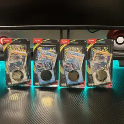 4x Pokemon TCG - Perfect Order Onix, Steelix, Clauncher, Clawitzer Blister Pack - Image 1