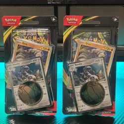 4x Pokemon TCG - Perfect Order Onix, Steelix, Clauncher, Clawitzer Blister Pack - Image 3