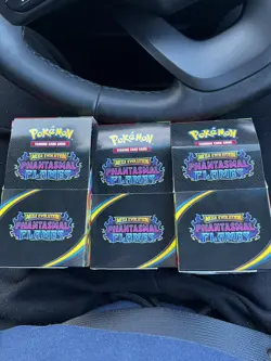 Pokemon TCG Phantasmal Flames Half Booster Box 18-Pack UK x 3 - NOT Sealed - Image 1