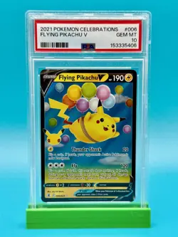 PSA 10 - 2021 Pokemon Celebrations Flying Pikachu V #6 - Image 1