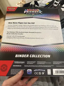 Pokemon TCG Prismatic Evolutions Binder Collection Sealed - Image 2