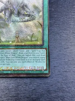 YuGiOh! Wishes For Eyes Of Blue SDSW - Error Misprint Wrong Name NFC MP - Image 5