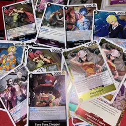 One Piece TCG OP15-EB04 | 50+ Cards Bulk Lot | 1 SR & 6 RARES Included | Random - Image 2