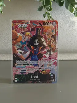 OP15-022 Brook Alt Art Leader Adventure on Kami’s Island One Piece TCG English - Image 1