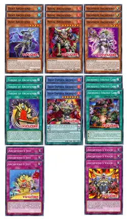 Archfiend Deck Core Burst Protocol Yu-Gi-Oh! Playsets Of Each Card - Image 1