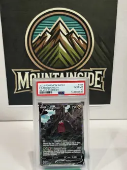 Regidrago V PSA 10 English Pokemon Card 184/195 Silver Tempest 2022 Alt Art - Image 1