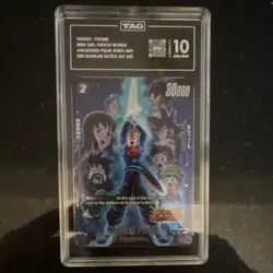 Bandai Dragon Ball Super Card Game Trunks: Future Foil Alt Art TAG 10 FB01-049 - Image 1