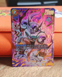 Dragon Ball Super Card Game Fusion World FS04-12 Top 8 Promo Alt Art Frieza - Image 1