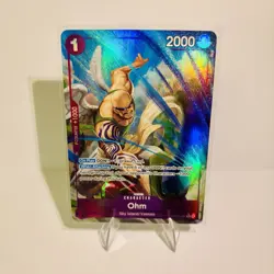 OP15-061 Ohm Alt Art R Adventure on KAMI's Island One Piece TCG English Card - Image 1