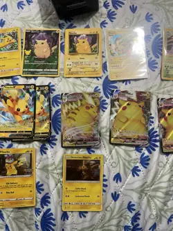 Nintendo Pokemon TCG Pikachu Card Lot x32 - V, VMAX, Holo, Promo - Image 4