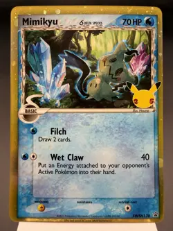 Mimikyu SWSH136 - Holo Promo - Celebrations Pokemon Card NM - Image 1
