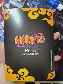 Naruto Uzumaki Challenging Sasuke Mythos 1 Ed Naruto Promo Giant Cards 141/130 - Image 2