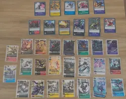 44 Rare Digimon Cards & 9 Rare Tamer Cards From Various Sets - Image 1