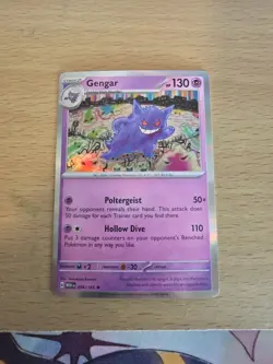Pokemon TCG Gengar 094/165 R SV2a 151 Holo Card NM Condition - Image 1