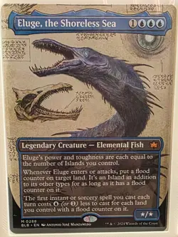 Eluge, the Shoreless Sea (Borderless) Bloomburrow Regular - Image 1