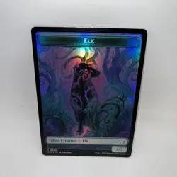 Elk // Emblem 2 // 12 Token Lorwyn Eclipsed Magic: The Gathering Foil LP - Image 1
