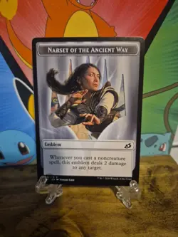 Emblem - Narset of the Ancient Way Light Play, English Magic the Gathering MTG I - Image 1