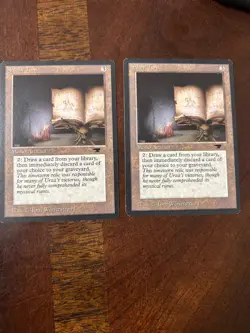 MTG Antiquities Jalum Tome x2 NM Never Played Magic the Gathering - Image 1